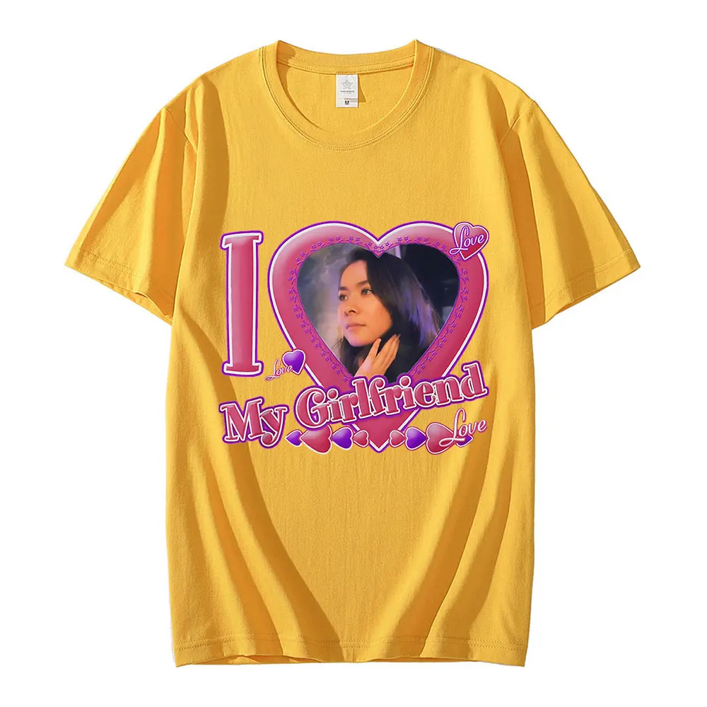 

Funny I Love My Girlfriend Mitski Graphics T-Shirt Men's Short Sleeve T Shirts Summer Harajuku Unisex Clothing Tees
