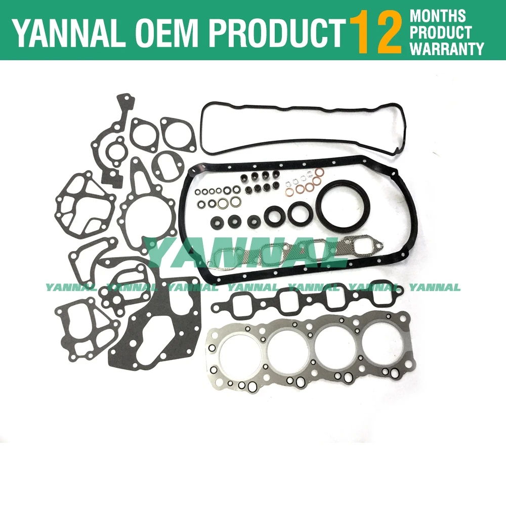 Полный комплект прокладок для капитального ремонта двигателя Isuzu 4FB1 подходит
