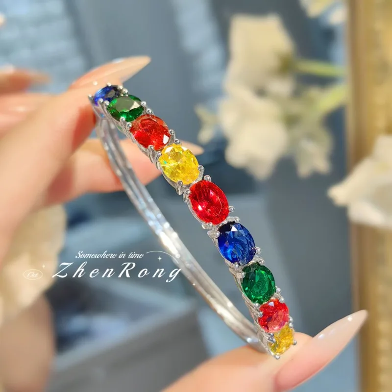 Новый модный темпераментный имитация натурального смешанного цвета браслет с