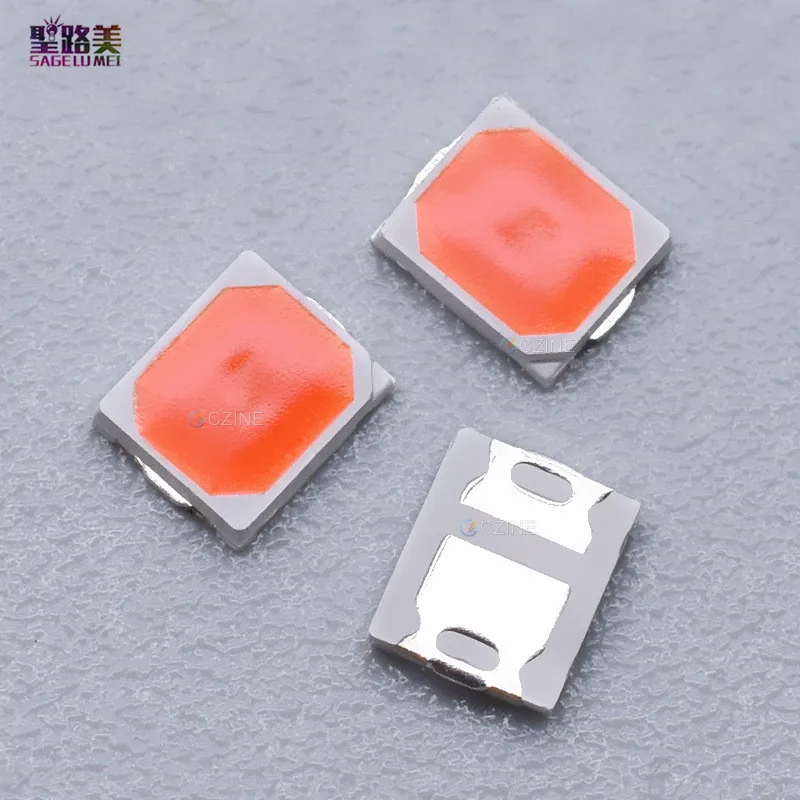 2022 1000pcs 2835 LED SMD 3V High Power Light 0.2w Chip Beads Emitting Diode Lamp Warm White/Yello/Red/Blue/Green/Pink/UV/Orange