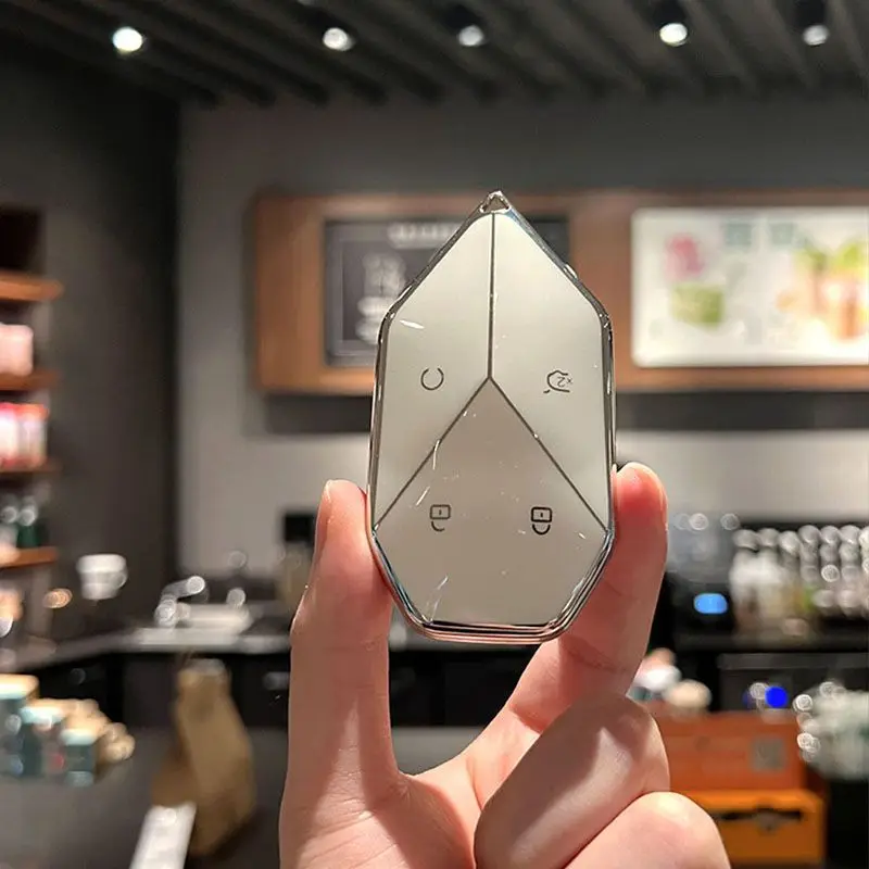 

Для BYD Leopard 5 Titanium 3 Leopard 8 Чехол для автомобильного ключа ТПУ 4 кнопки Защитный чехол для пульта дистанционного управления Прочные аксессуары 1 шт.