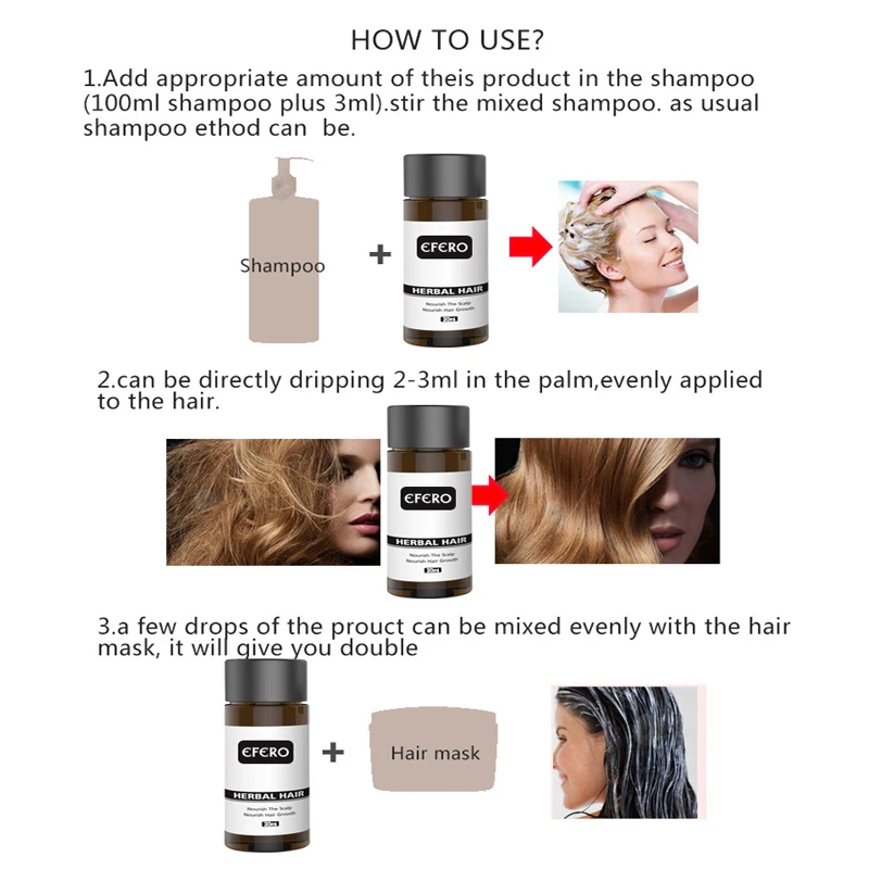 Ginger Hair Growth Essential Oil Serum Treatment Anti Lost Beauty Products Fast Grow Repair Scalp Frizzy Damaged Care |