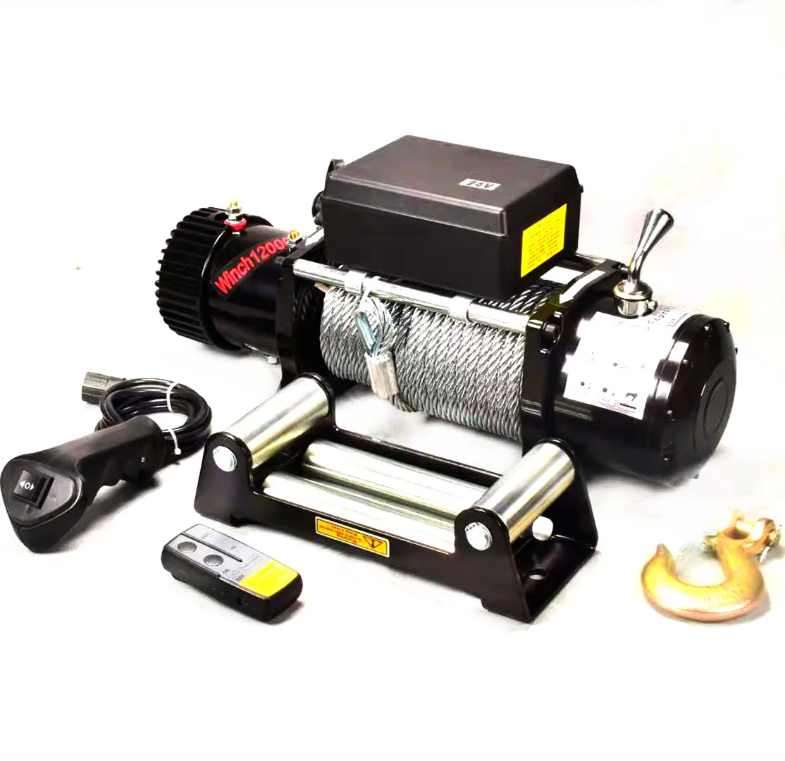 

JULI Winch 12000lb 12v Cable Line 24m Diameter 9.3mm Used Electrical Winches