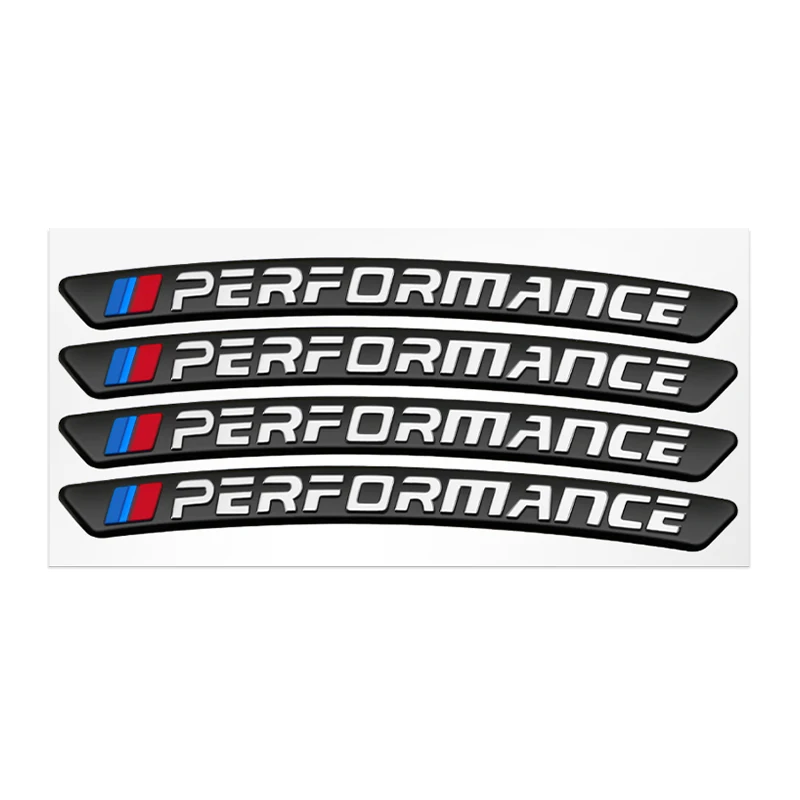 

4 шт. наклейки на колесные диски из алюминия с логотипом BMW M Performance для X5, X4, X6, F01, F02, F07, F10, F31, F34, F45, F46, F48