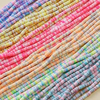 6mm flat polymer clay beads for diy women bracelet necklace earring flat round clay slice beads for jewelry making materials
