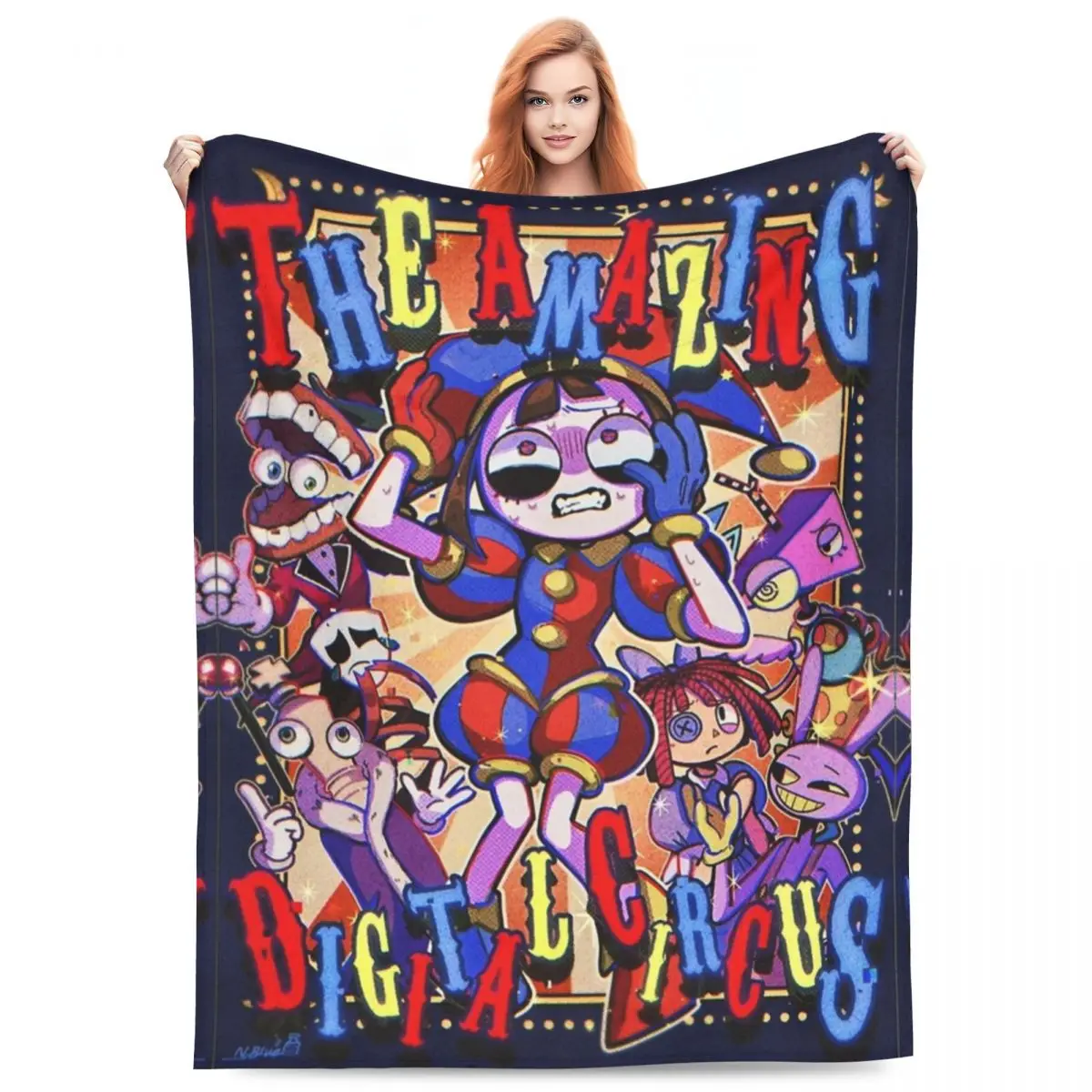 Удивительное цифровое цирковое искусство ТВ сериал одеяла мягкий бархат