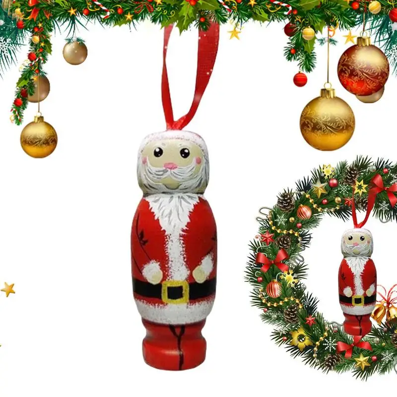 Забавные рождественские украшения для взрослых деревянные Санта-Клауса
