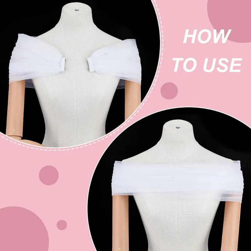 1 Шт. Съемная Белая Фата Из Тюля 90 См Для Невесты Coozie Прозрачные Пышные Тюлевые