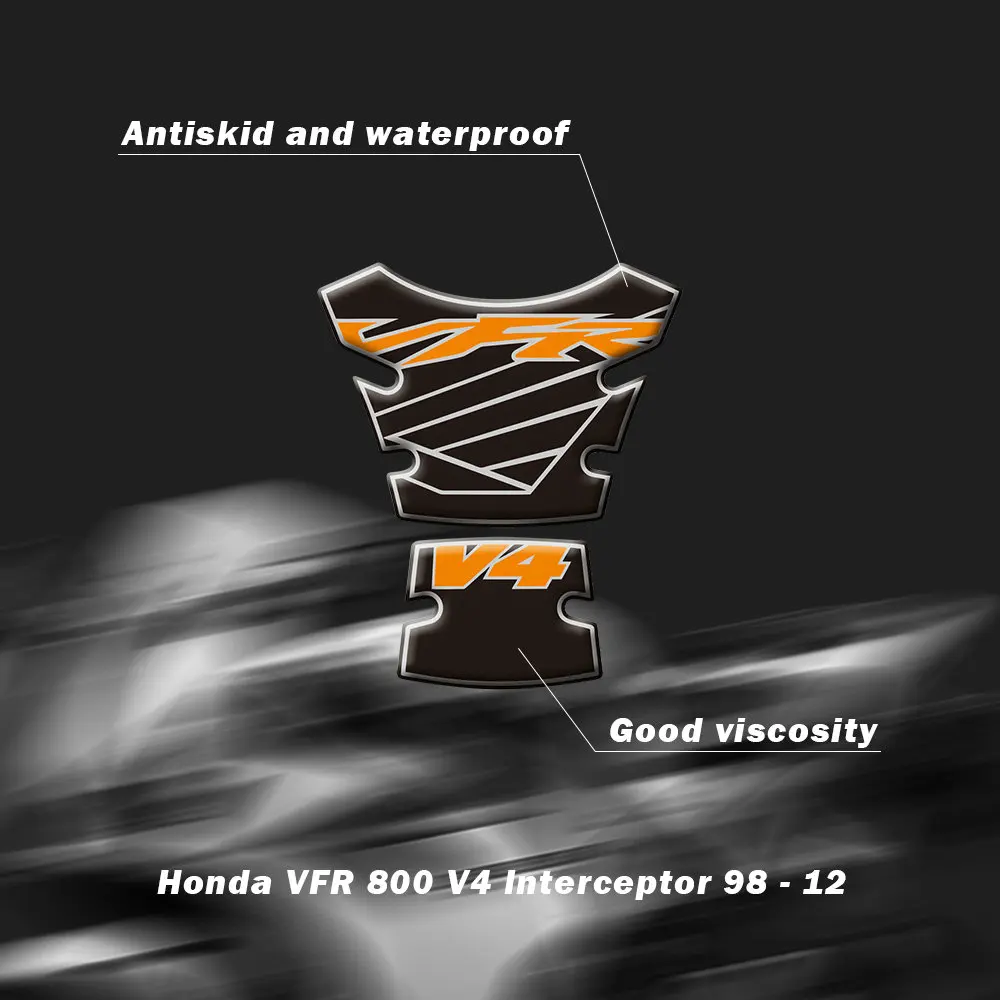 

3D Motorcycle Edition Stickers Oil Gas Fuel Tank Pad Decal Protector Stickers Decals for Honda VFR 800 Interceptor 1998-2012