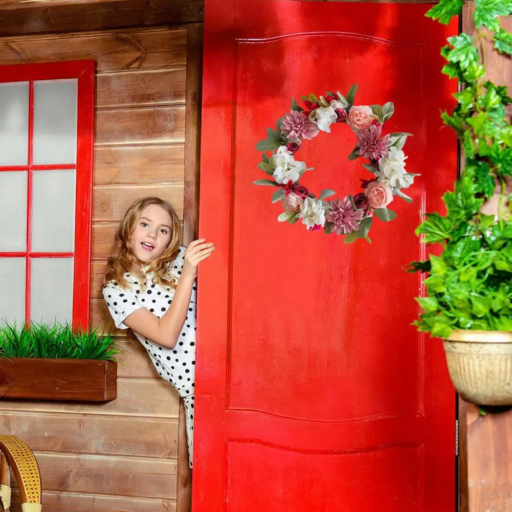 

Peony Wreath Beautiful Vivid Flower Hanging Great Detail Front Door Garland Party Favors