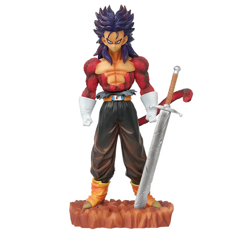 Аниме Dragon Ball Z Trunks Фигурки Future Ssj4 Фигурка 30 см ПВХ GK Статуя Коллекция Модель