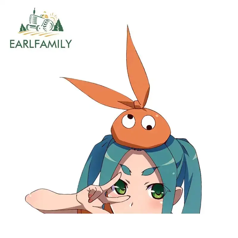 

EARLFAMILY 13 см x 12,2 см для милых аниме Loli Kawaii мотоцикл автомобиль личность автофургон переводные наклейки на окна виниловые автомобильные наклейки
