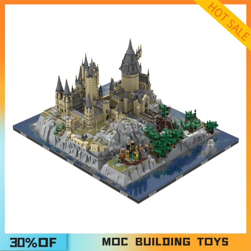 7587 шт. Детский конструктор MOC Замок микро-города