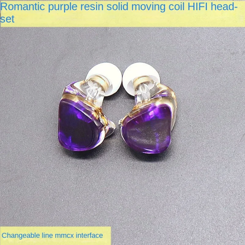 Фото Прочные наушники из смолы с движущимися катушками, Hi-Fi наушники с интерфейсом Mmcx, импортированные наушники-вкладыши Derm №5