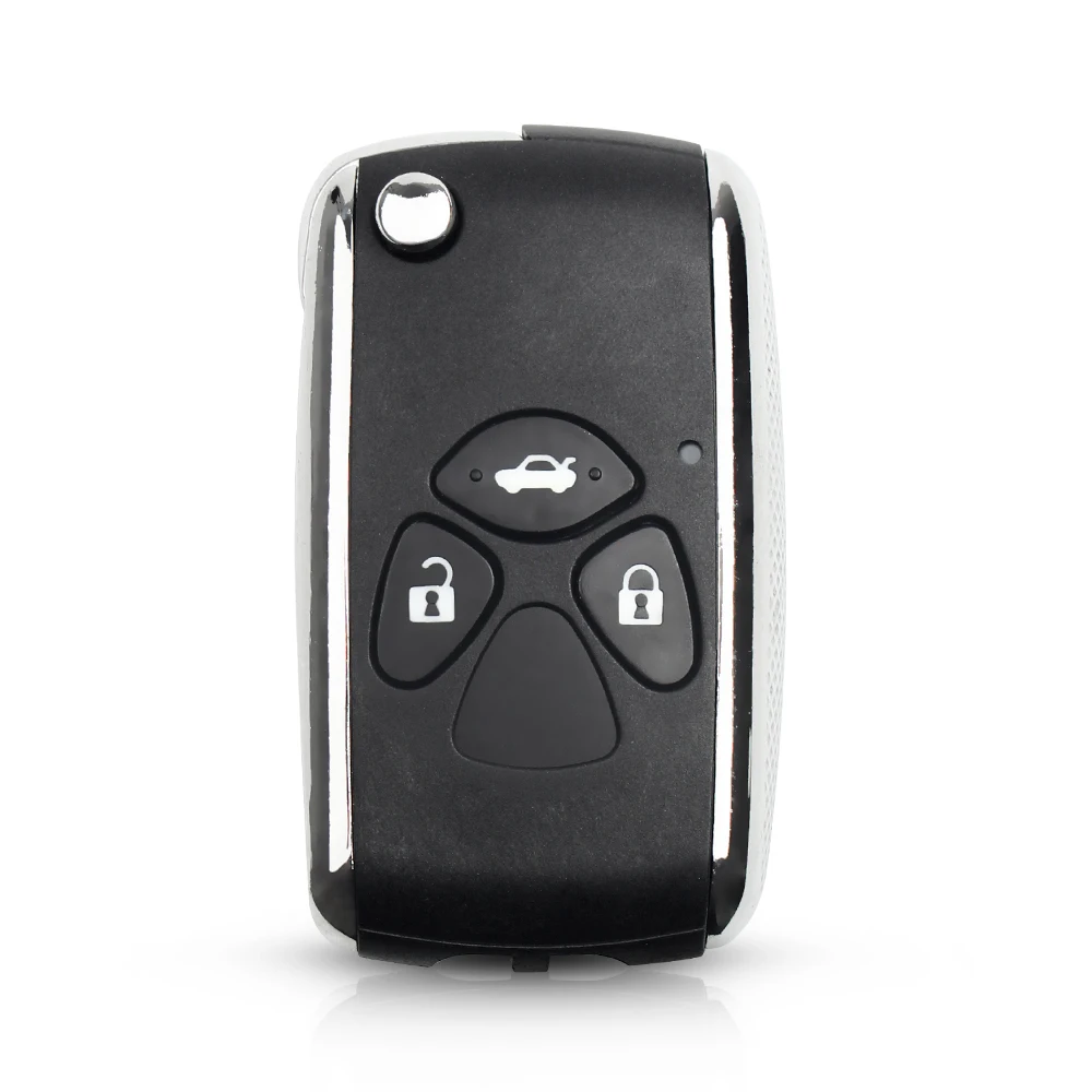Фото Брелок KEYYOU для дистанционного автомобильного ключа чехол для Toyota Camry 2009 2010 2011 Rav 4 2012 Corolla Toy43 Blade модифицированный с 3 кнопками №2
