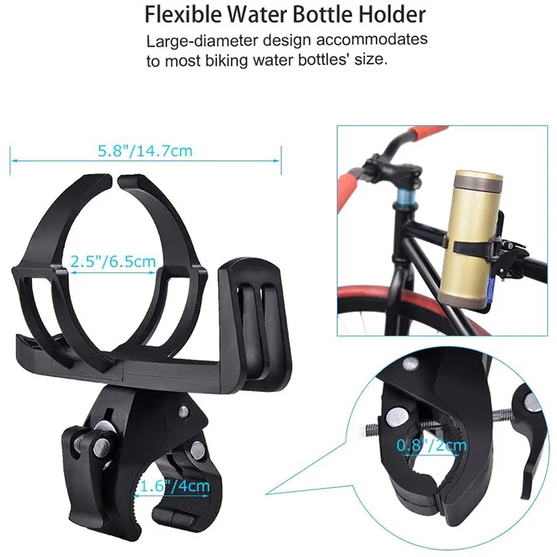 bicycle bottle holder quick release bottle cage water cup holder 360 degree beverage hanger flask holder mtb bike accessories free global shipping