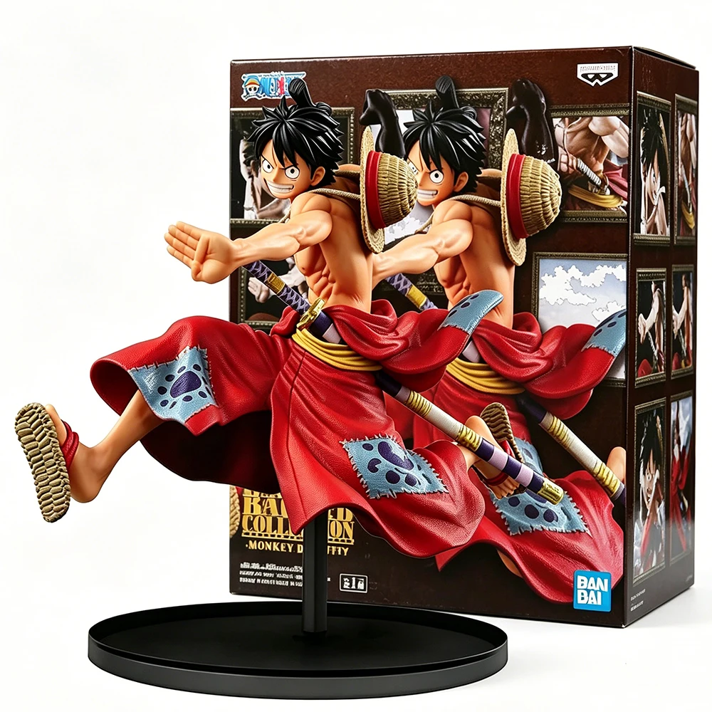 Фото Фигурка Monkey D. Luffy 16 см, аниме ONE PIECE, коллекционная модель, игрушка-персонаж, подарок, коллекция, ПВХ №1