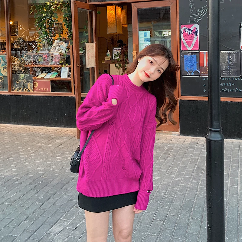 

Top women's autumn and winter new temperament gentle retro jacket cardigan short high neck long sleeve pullover spring and autum