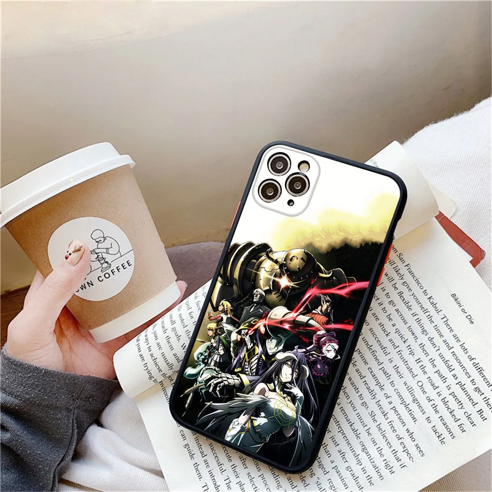Новый трендовый чехол для телефона Overlord Anime iPhone 16 15 14 11 12 13 Pro Max Mini X XR XS 7 8 Plus SE 16Pro