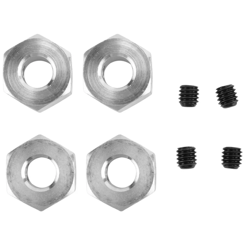 Фото FBIL-4PCS Металлический шестигранный адаптер-комбинатор для ступиц колес от 5 мм до 12 мм для радиоуправляемых моделей WPL D12 C14 C24 B14 B16 MN D90 D91, запчасти для тюнинга №4