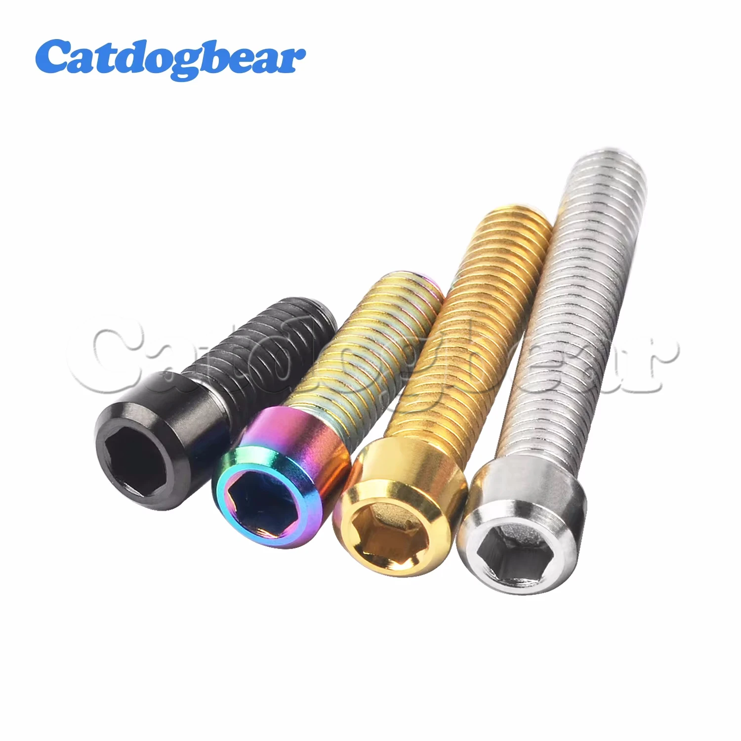 Catdogbear 4 шт. M4x10 мм 13 5 15 20 25 титановый болт с головкой колонки шестигранные винты