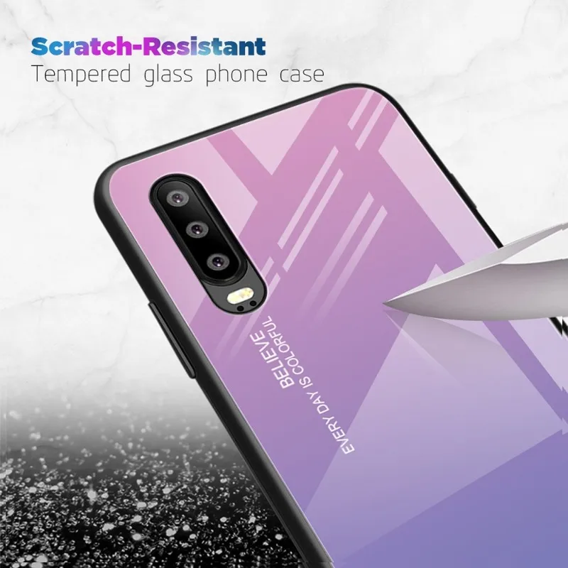 Чехол для телефона из закаленного стекла Huawei P30 P40 P50 P20 P9 Smartp Z Pro Plus 2019 2021 |