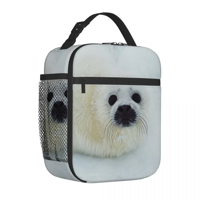

seal animal Portable Aluminum Foil Thickened Insulated Lunch Bag Insulated Lunch Waterproof Insulated Lunch Tote Bag