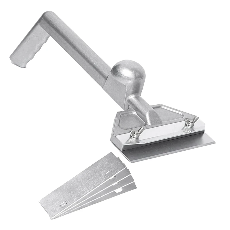 

Outdoor Grill Scrapers, Casting Aluminum Commercial Griddle Scraper And 5 Blades And Small Slant Edge Grill Scraper