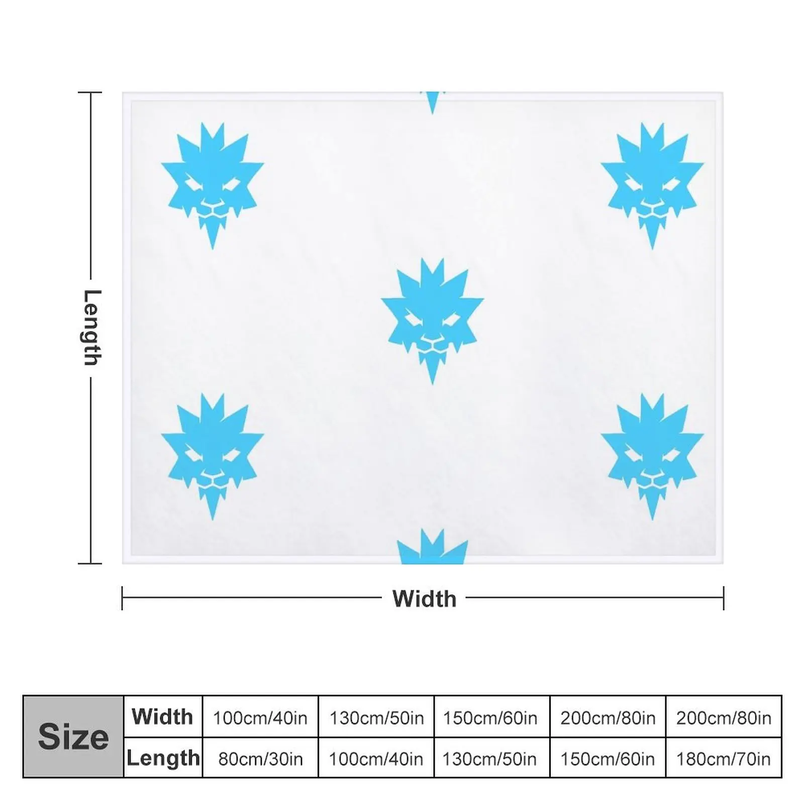 Зейн Джулиан/лед логотип Лев декоративное диванное одеяло теплые зимние
