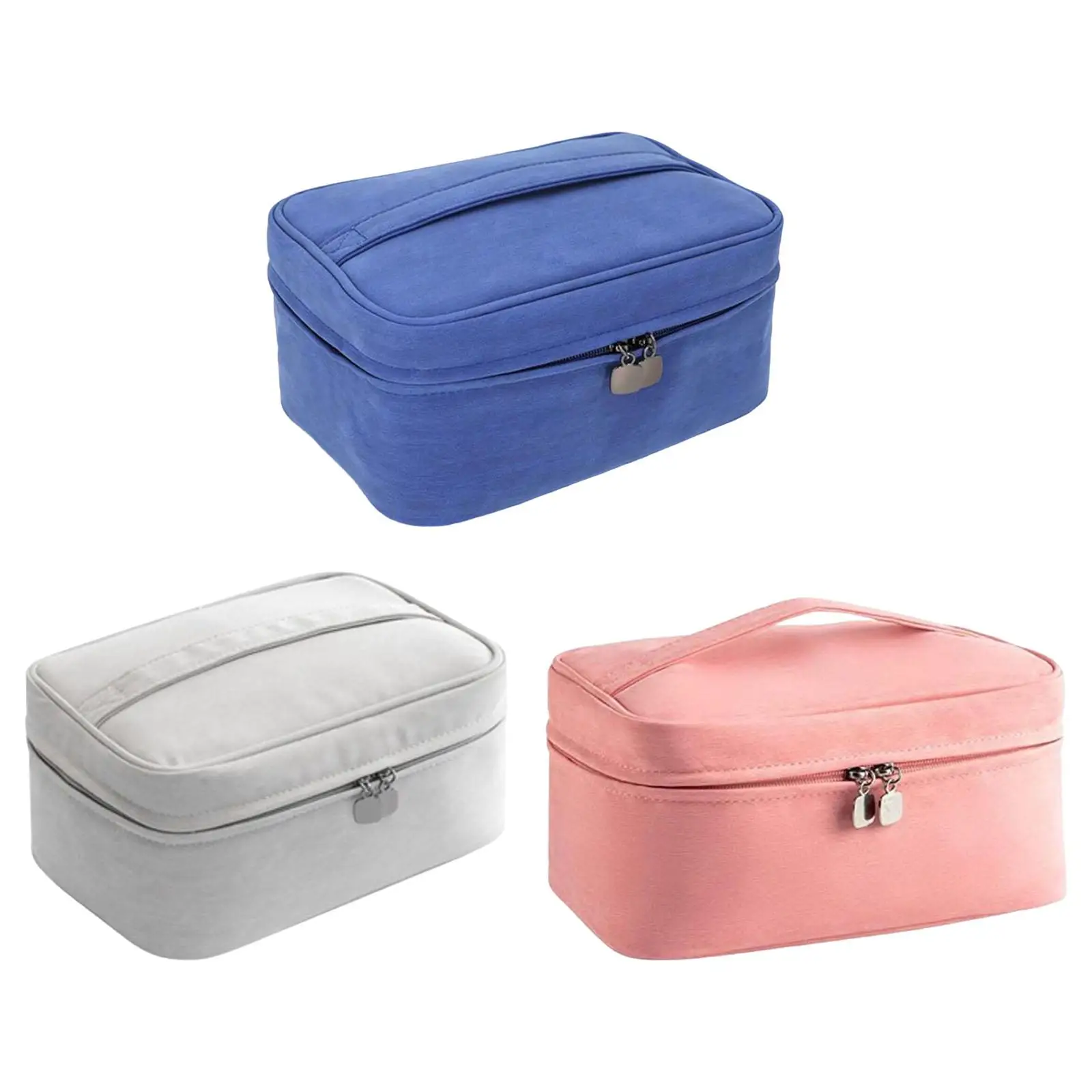 

Makeup Organizer Bag with Detachable Pouch for Large Toiletry