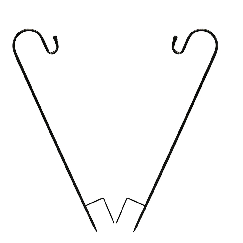 

Hanger Hook Garden Outdoor Shepherds Feeders Bird Hooks Lantern Planter Flag Shepherd Stakes Pole Flower Pot Wrought Iron
