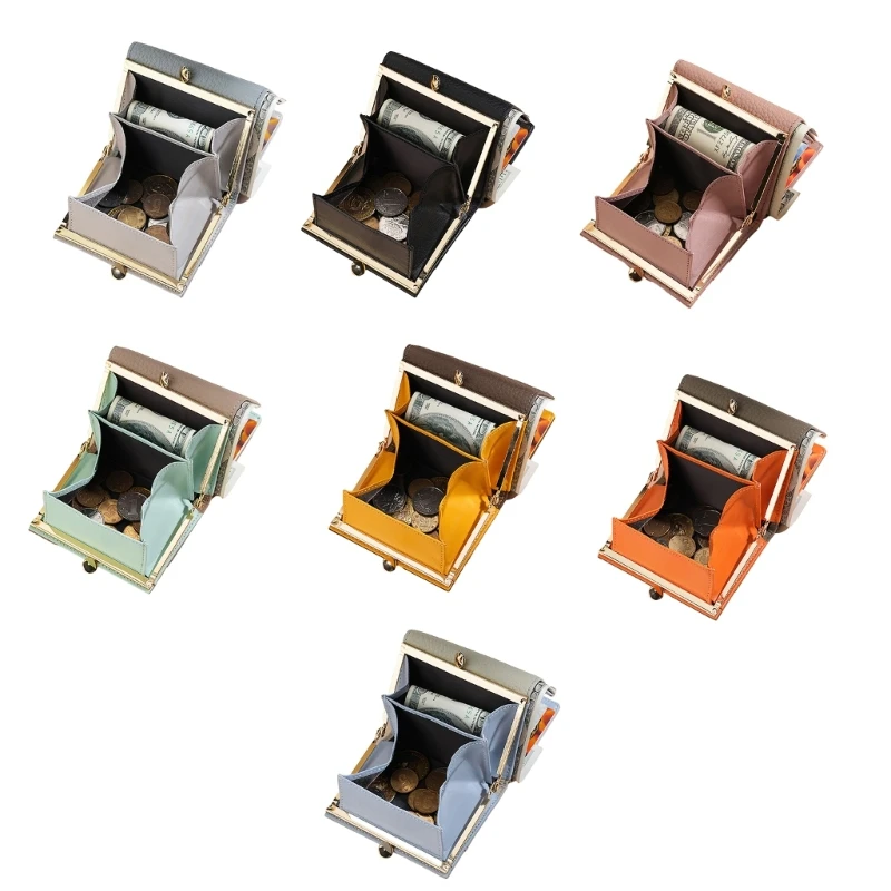 

Fashion Business Money Coin Purse Wallet Leather Credit Card Holder for Women E74B