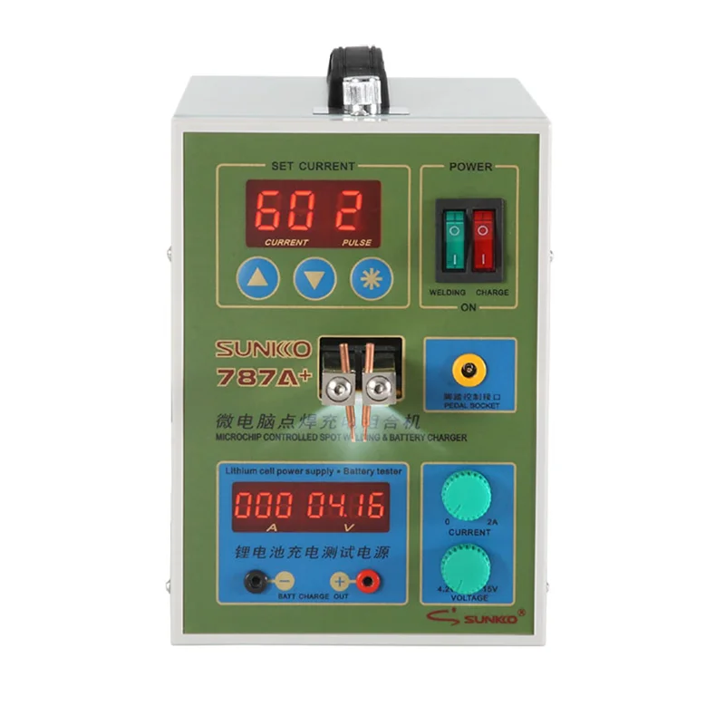 

220V hand-held cylinder battery spot welding machine battery welding machine