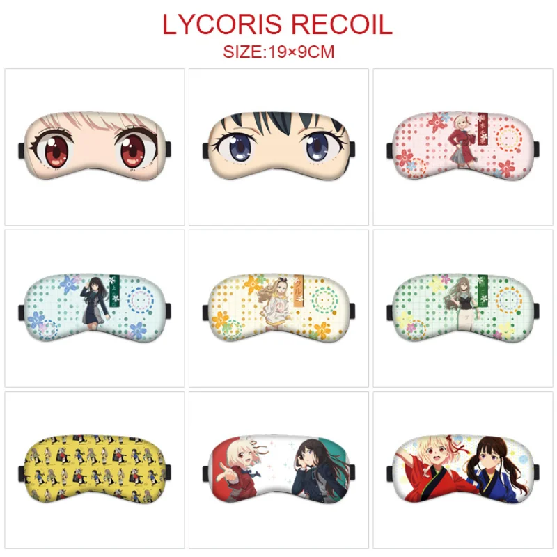 

Lycoris Recoil Anime Peripheral Eye Mask Nishikigi Chisato Takina Inoue Printing Sleep Eyeshade Cosplay Eye Masks Girl Eyewear