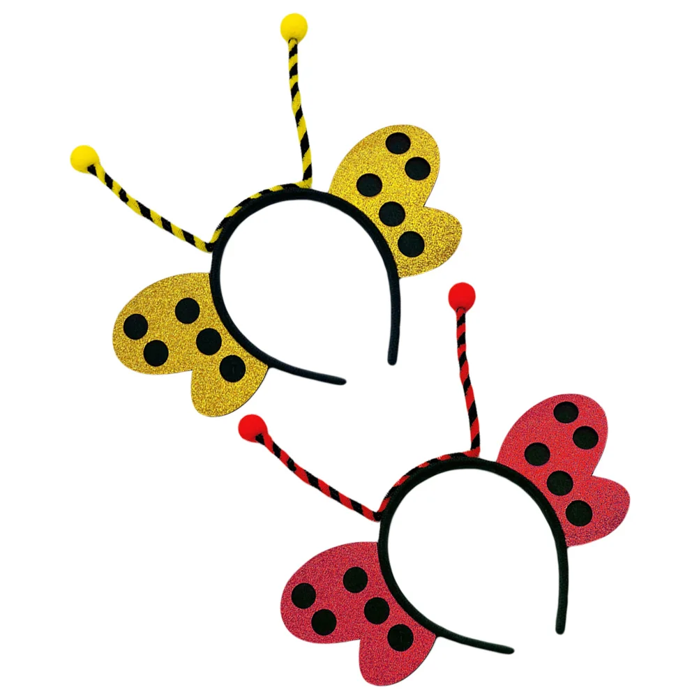 

2pcs Lovely Cartoon Headband Party Hair Accessory Cosplay Headdress Cartoon Headband Hair Band Shaped Headband