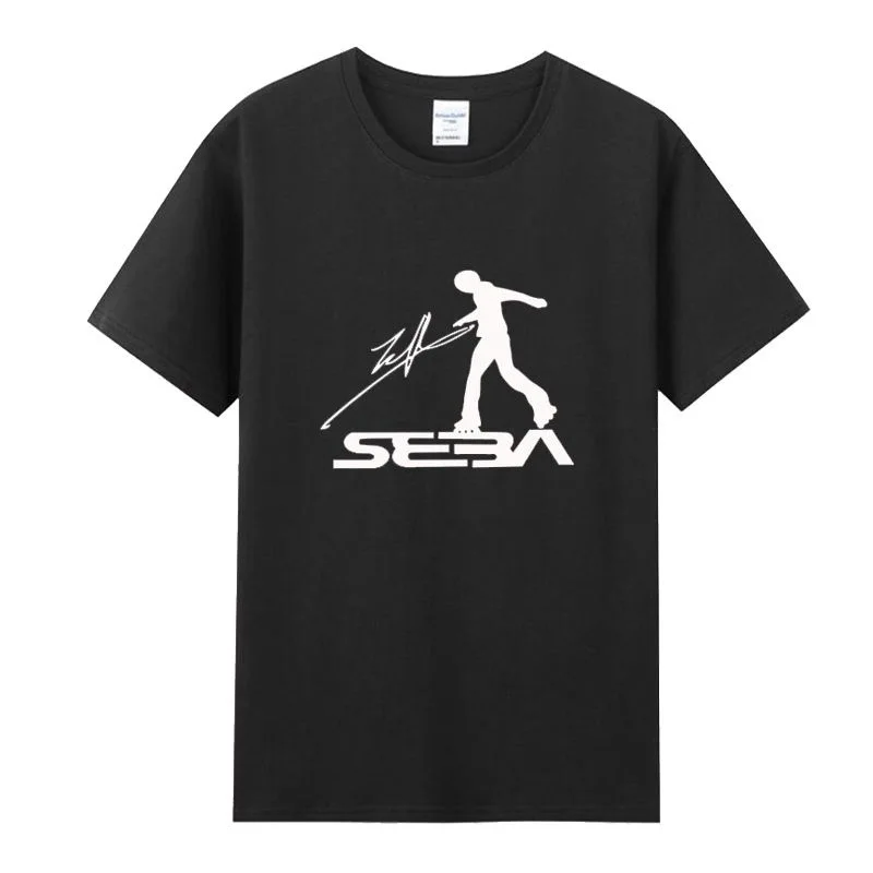 

SEBA Skating Uniform Short Sleeve Men's T-Shirt Summer Cotton Unisex T-Shirt Skateboard Printing Fashion Casual Work Out Top