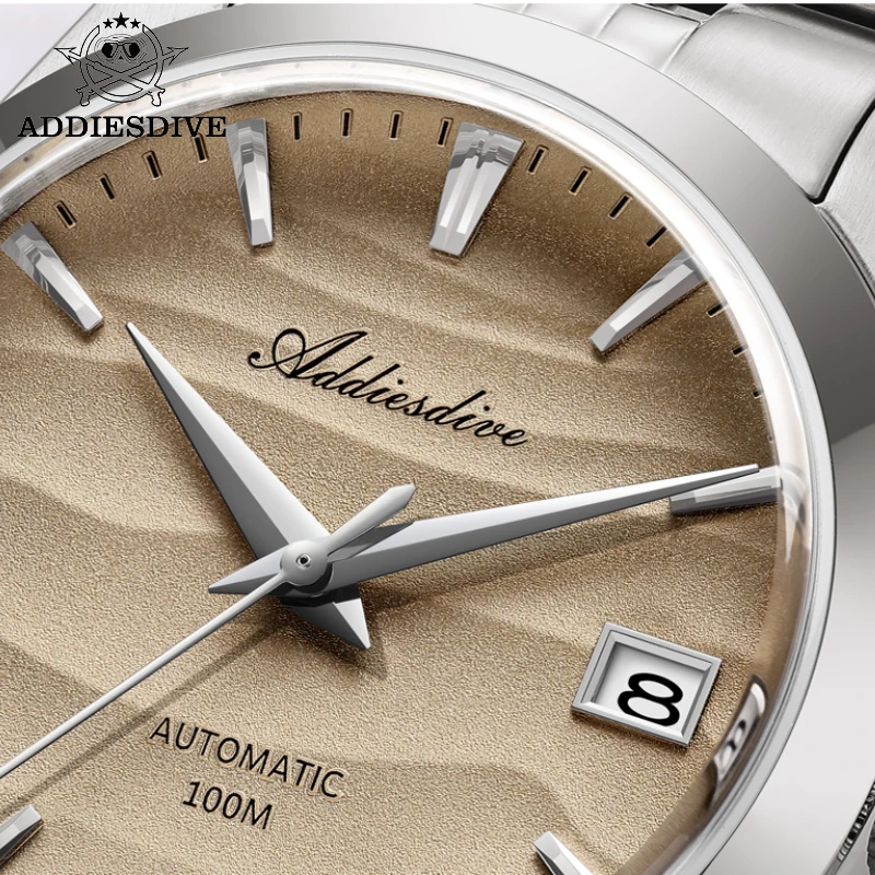 ADDIESDIVE автоматические механические часы с циферблатом Dune сталь 316L сапфировое