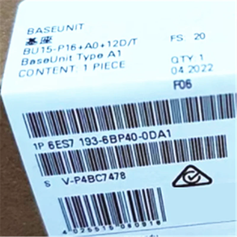 Новый 6ES7193-6BP00-0DA0 6ES7134-4GB52-0AB0 6AV6648-0BC11-3AX0 6ES7193-6BP20-0DA0 6ES7193-6BP40-0DA1 6ES7137-6AA01-0BA0