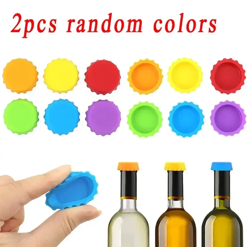 

Силиконовые крышки для бутылок 2/6/12 шт.