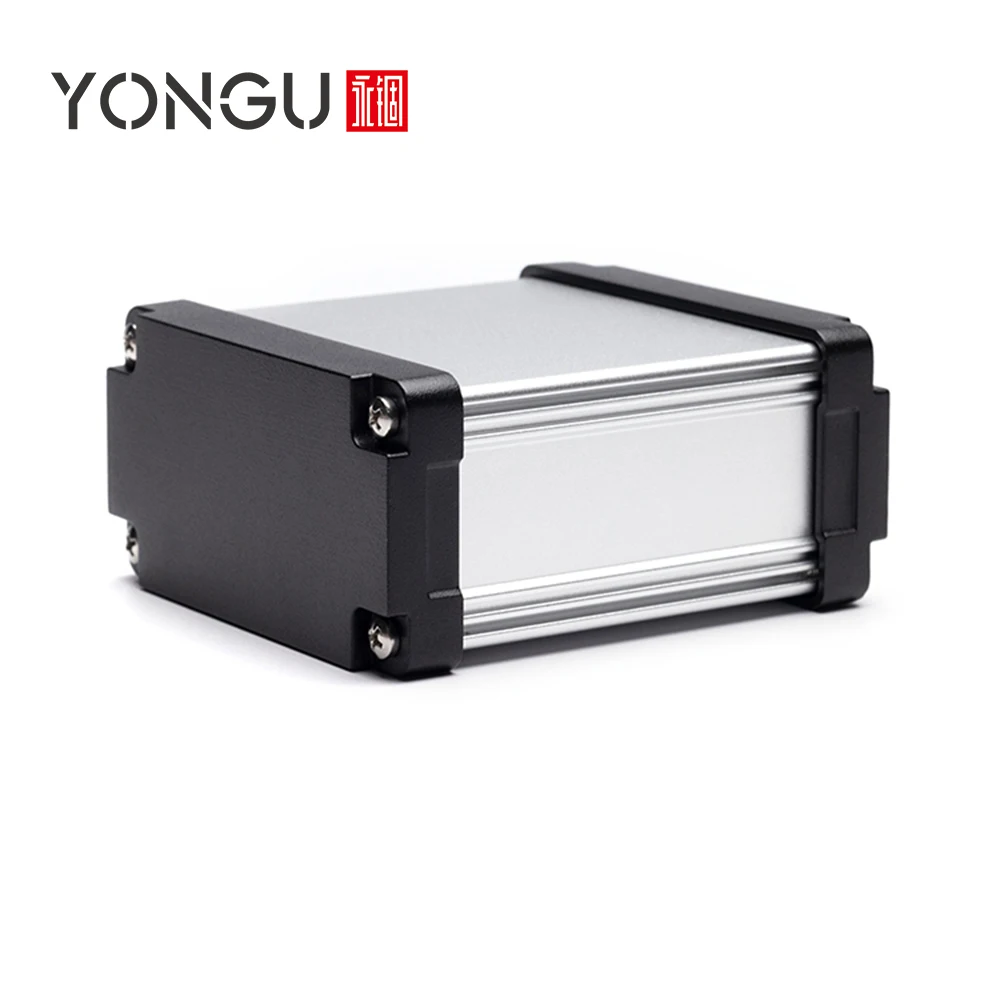 

Yonggu M03 100*50MM Custom Seal Extruded Aluminum Enclosure Outdoors Lithium Battery Housing Waterproof Electrical Junction Box