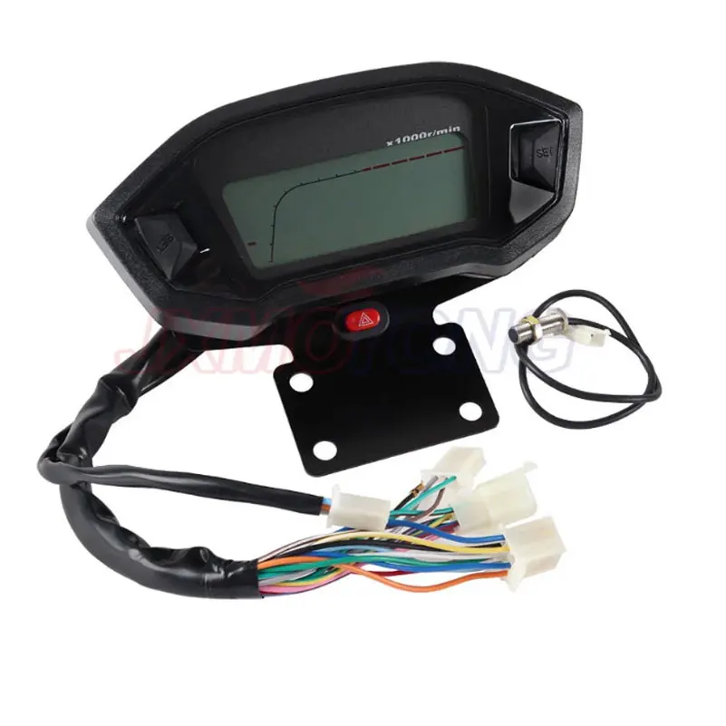 ЖК-спидометр одометр скорость нониус пробег дисплей для 110cc 125cc 150cc 200cc 250cc