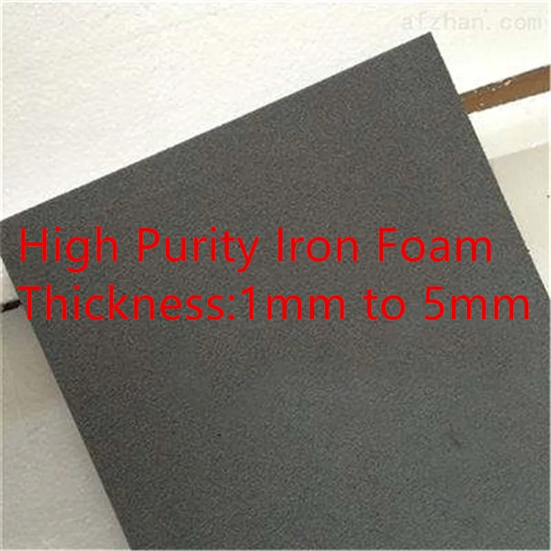 

iron foam sheet, high purity iron foam block / plate / flake bubble holes can be customized