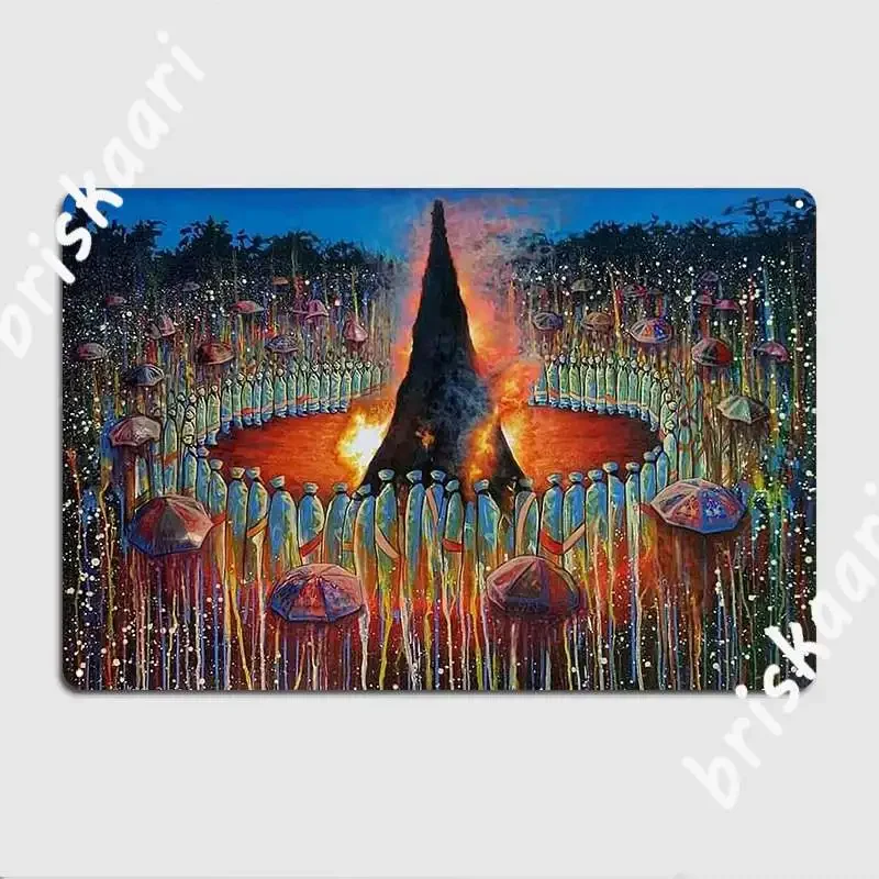 Meskel Demera Cermony Картина Плакат Металлическая Табличка Домашний Настенный Декор Паб