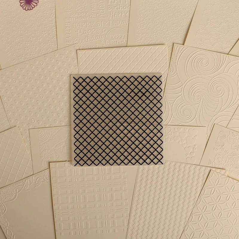 Пластиковая папка для тиснения duрождения Коллекция 8 бумажных тисненых цветов