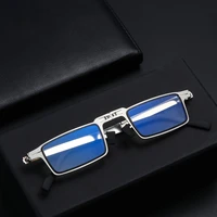 eyestrain portable foldable reading glasses readers glasses with case blue light reading glasses presbyopia eyeglasses