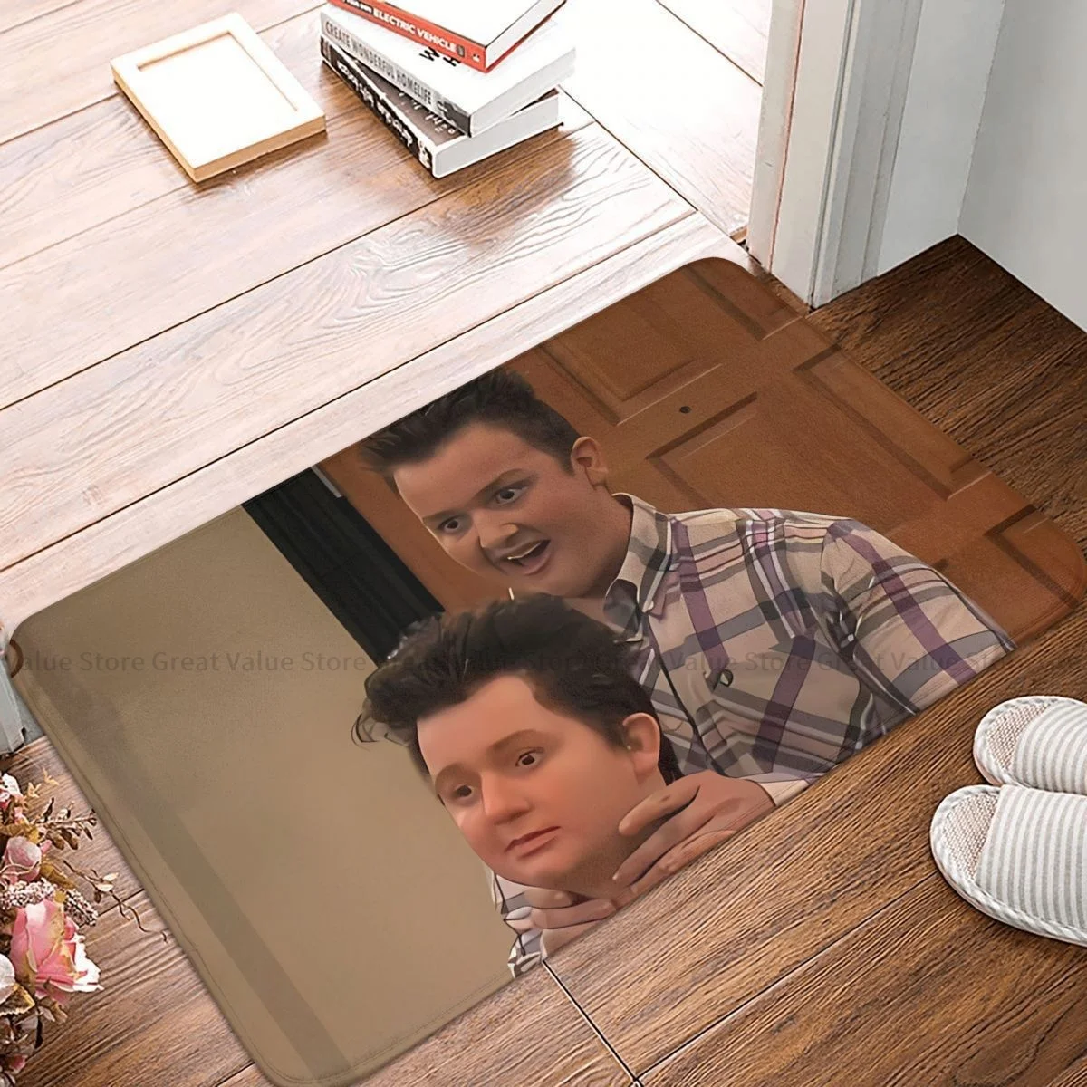 

Нескользящий дверной коврик Gibby icжемчужного цвета, Придверный коврик Ndasku, Ucul, mнебеса, коврик для гостиной, спальни, придверный декор с рисунком