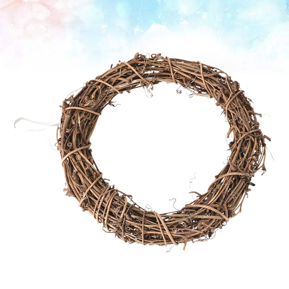 

1PC Decorative Wreaths for Wall Rattan Vine Garland Door Hanger Rattan Vine Garland Christmas Door Hanger