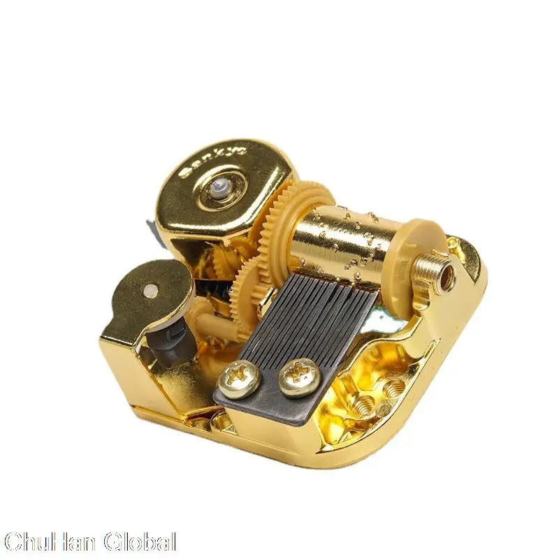 

ChuHan Gold-plated Music Box Movement 22 Kinds DIY Musical Box Accessories Birthday Gift mini Desk Home Decor with Screws