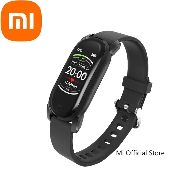 

Смарт-часы Xiaomi с пульсометром, тонометром, фитнес-трекером