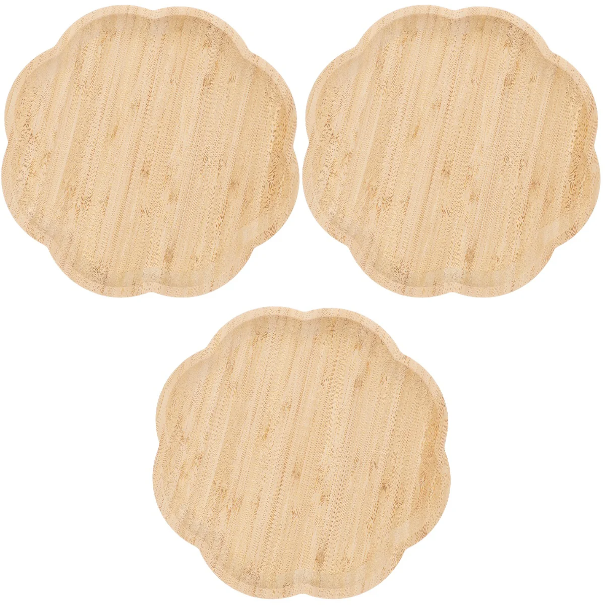 

3pcs Decorative Dessert Appetizer Serving Tray Japanese Style Plate Creative Fruit Plate